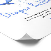 Poster Dauphin d'aquarelle - Jeu de raffe de couches (Coin)