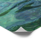 Poster Dauphin de natation (Coin)