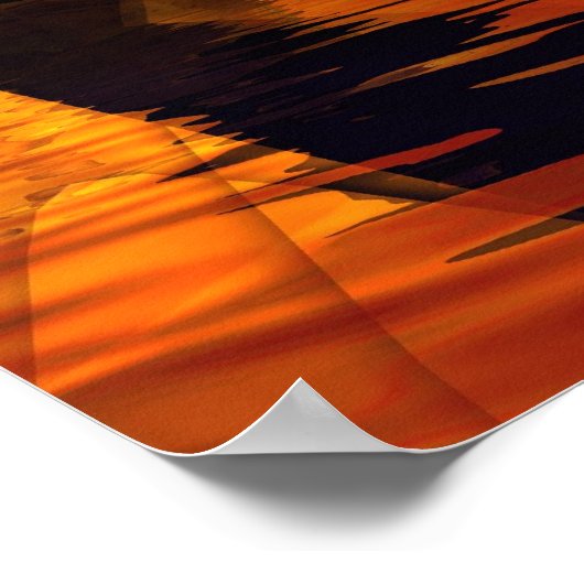 Poster Dauphin en train de sauter (Coin)