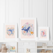 Poster Dauphin et récif corallien