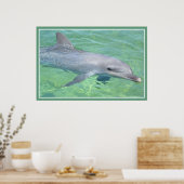 Poster dauphin imprimé brillant premium (Cuisine)