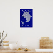 Poster Dauphin Joueur (Cuisine)
