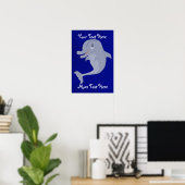 Poster Dauphin Joueur (Bureau à domicile)
