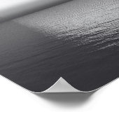 Poster Dauphin noir et blanc Tropical Printable Art (Coin)