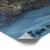 Poster Dauphin peint sur (Coin)