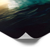 Poster Dauphin Sauter de l'eau (Coin)