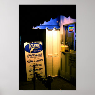 Poster Dauphin Sortir la nuit à Père Noël Cruz