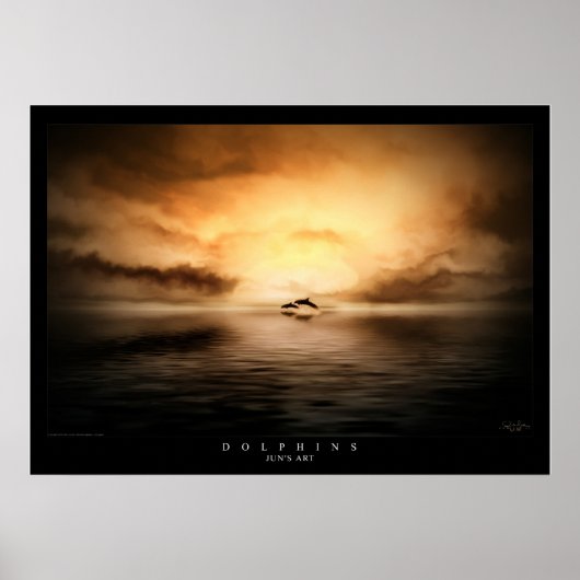 Poster Dauphins (Devant)