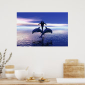 Poster Dauphins du début du matin (Cuisine)
