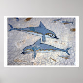 Poster Dauphins (fresque) (Devant)