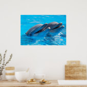 Poster Dauphins souriants (Cuisine)