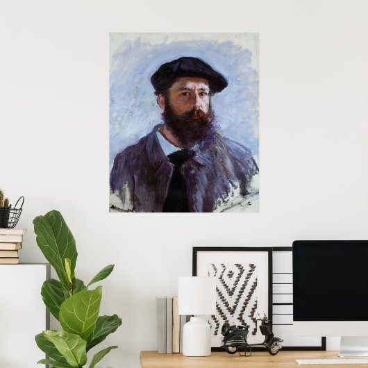 Poster d'auto-portrait (Bureau à domicile)