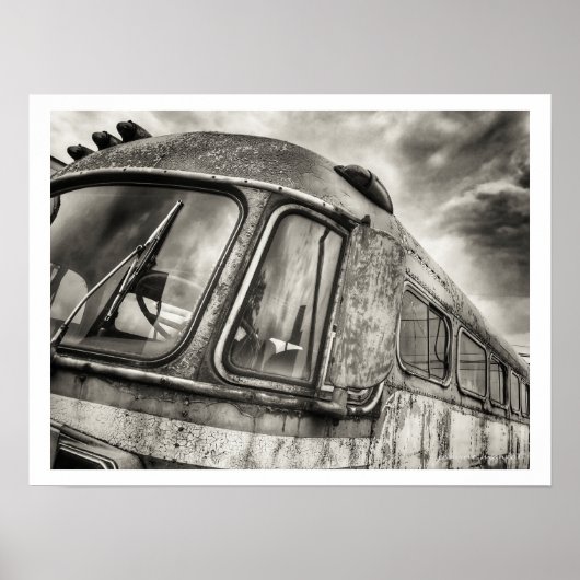 Poster d'autobus abandonné (Devant)