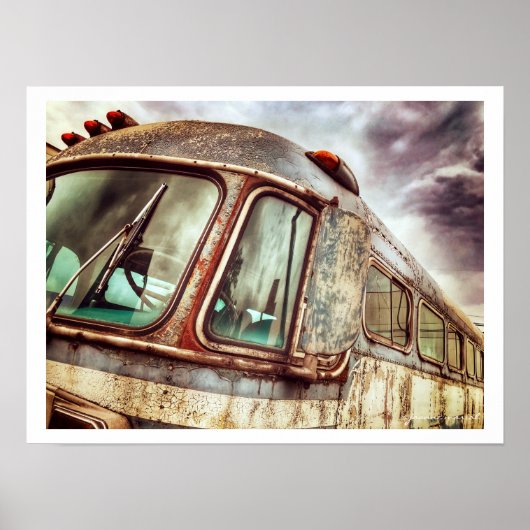 Poster d'autobus abandonné (Devant)