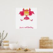 Poster d'autographe KRW Rose Pom-pom girl (Cuisine)