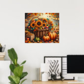 Poster d'automne (Bureau à domicile)