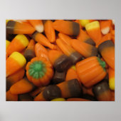 Poster d'automne Candy Corn (Devant)