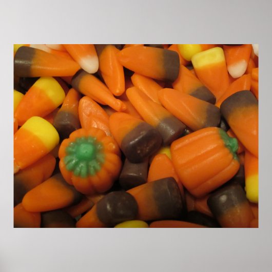 Poster d'automne Candy Corn (Devant)