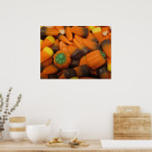 Poster d'automne Candy Corn (Cuisine)