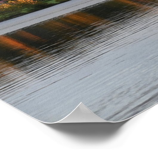 Poster d'automne Waterscape (Coin)