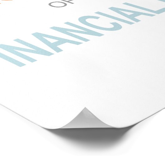 Poster Dave Ramsey "La dette est le plus grand ennemi" (Coin)