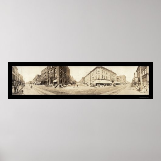 Poster Davenport, Iowa Photo 1907 (Devant)