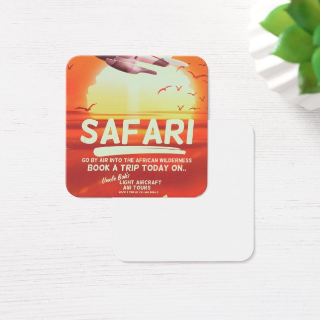 Poster d'aventure Safari vintage. (Bureau)