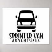 Poster d'aventure Sprinter Van (Devant)