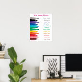 Poster d'avertissement anti-tabagisme (Bureau à domicile)