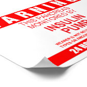 Poster d'avertissement Pancreas (Coin)