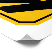 Poster d'avertissement sur l'environnement des ing (Coin)