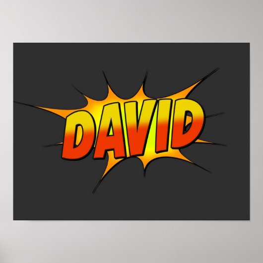 Poster David (Devant)