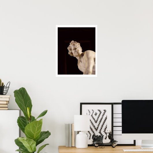 Poster David, 1623-24 (marbre) (détail) (Bureau à domicile)