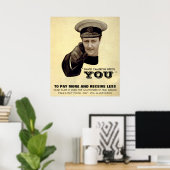 Poster David Cameron Print (Bureau à domicile)