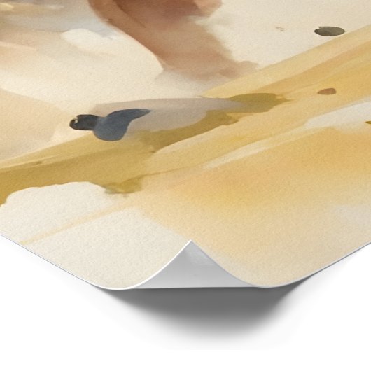 Poster David combat Goliath puissant (Coin)