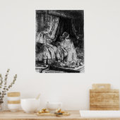 Poster David dans la prière - Rembrandt - 1652 (Cuisine)