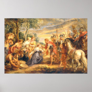 Poster David et Abigail - Sir Peter Paul Rubens Fine Art