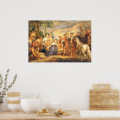 Poster David et Abigail - Sir Peter Paul Rubens Fine Art (Cuisine)