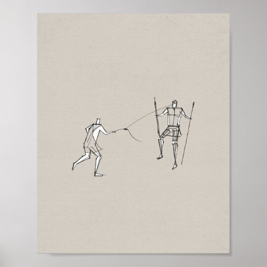 Poster David et Goliath - Bible de l'Ancien Testament (Devant)