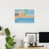 Poster David hockney art peinture (Bureau à domicile)