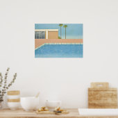 Poster David hockney art peinture (Cuisine)