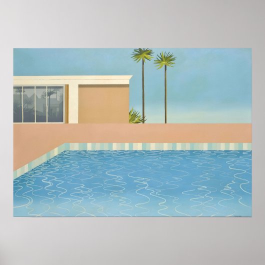 Poster David hockney art peinture (Devant)