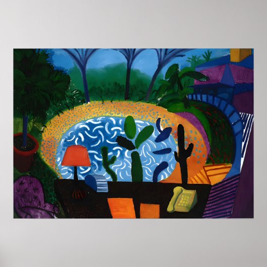 Poster David hockney œuvre d'art (Devant)
