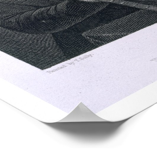 Poster David Hosack, gravé par Asher Brown Durand (1796) (Coin)