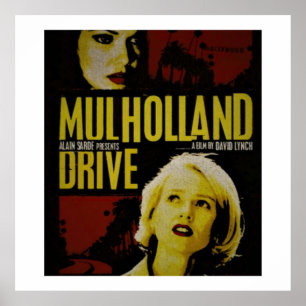 POSTER DAVID LYNCH MULHOLLAND