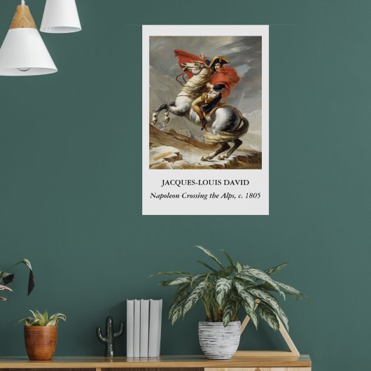 Poster David – Napoleon Crossing the Alps  (Salon 1)