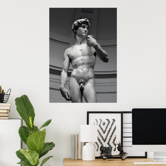 Poster DAVID par MICHELANGELO (Bureau à domicile)