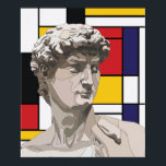 Poster David pop art<br><div class="desc">David Michelangelo,  Piet Mondrian</div>