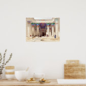 Poster David Roberts Grand Portico du Temple de Phila (Cuisine)