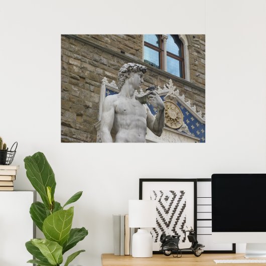 Poster David Statue Michelangelo en Italie (Bureau à domicile)
